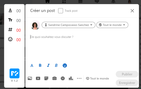 Stratégie de contenus et interface de Perfect post