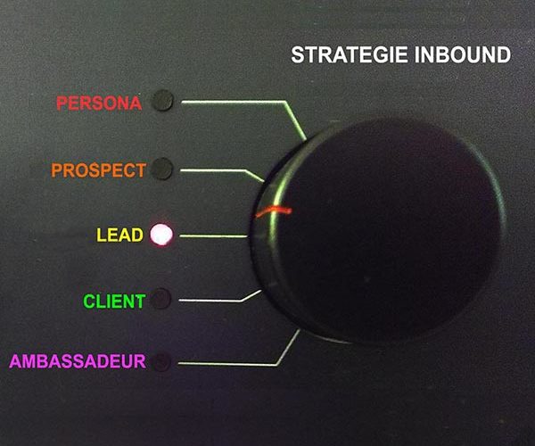 représentation des niveaux progressifs d'engagement de l'internaute cible (persona) à l'ambassadeur